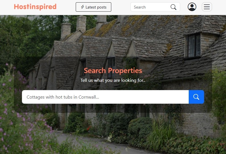 The first homepage design